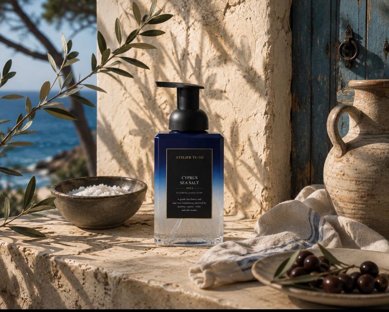 NO.3 Cyprus Sea Salt ATELIER TI-NE skumsåpe